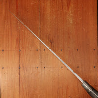 K Sabatier 12" Chef Knife Ideal Pattern Carbon Steel Walnut Thiers 1950s 60s