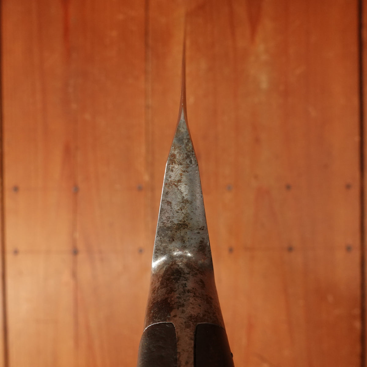 K Sabatier 12" Chef Knife Ideal Pattern Carbon Steel Walnut Thiers 1950s 60s