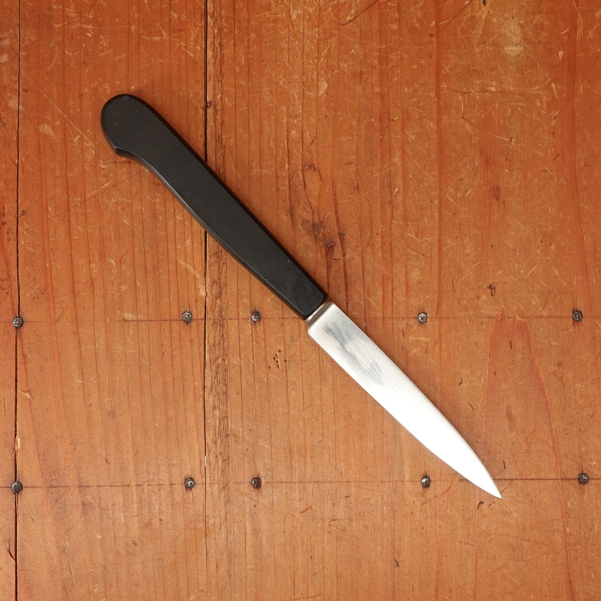 Friedr. Herder Abr Sohn 3.5" Paring Knife Stainless (New Old Stock Blade) Ebony Handle Blade 1920s-30s