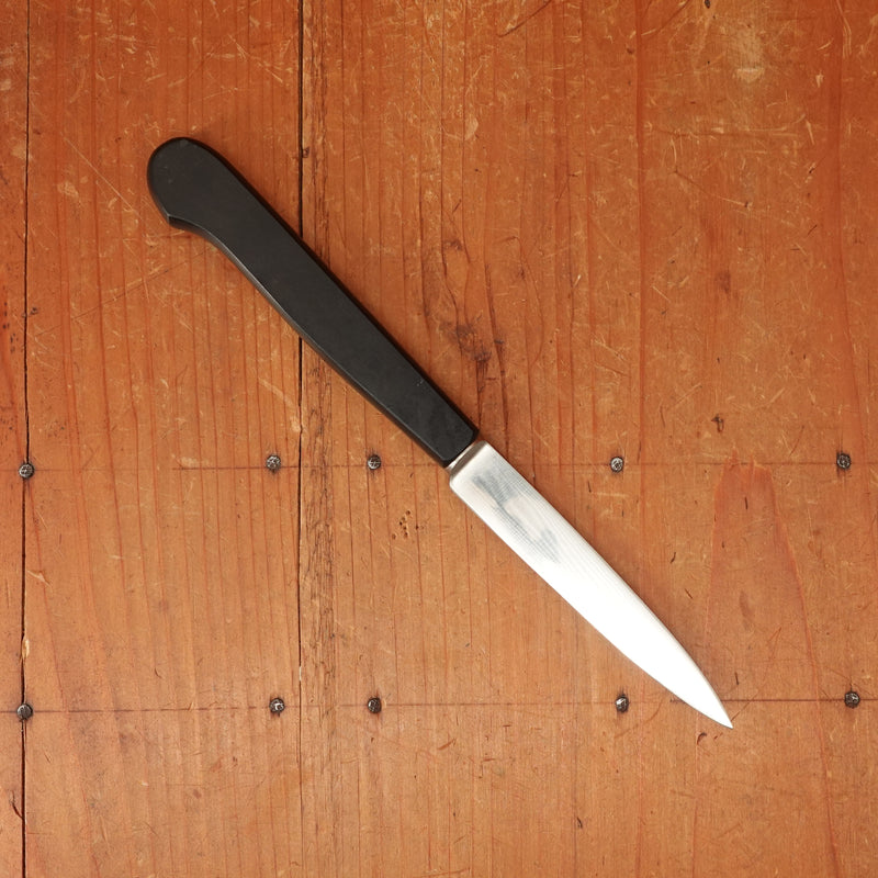 Friedr. Herder Abr Sohn 3.5" Paring Knife Stainless (New Old Stock Blade) Ebony Handle Blade 1920s-30s