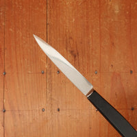 Friedr. Herder Abr Sohn 3.5" Paring Knife Stainless (New Old Stock Blade) Ebony Handle Blade 1920s-30s
