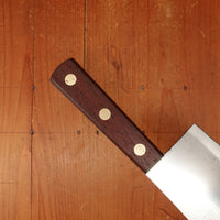 Ausonia 6" Cleaver Carbon Steel Rosewood - Italy? 1950s-60s?