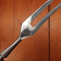 Kla-Tra-So Carving Set Forged Stainless & Stag Solingen 1950-60s - 2 Pieces