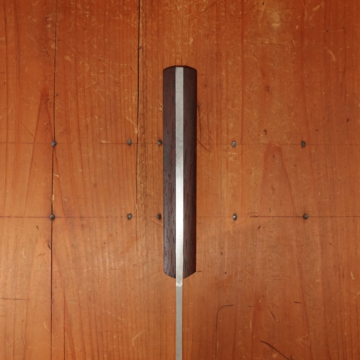 Ausonia 6" Cleaver Carbon Steel Rosewood - Italy? 1950s-60s?