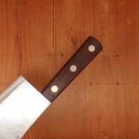 Ausonia 6" Cleaver Carbon Steel Rosewood - Italy? 1950s-60s?
