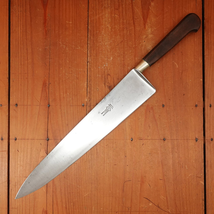 Sabatier La Trompette 12" Nogent Chef Knife Carbon Steel M Pouzet Era 1920-40