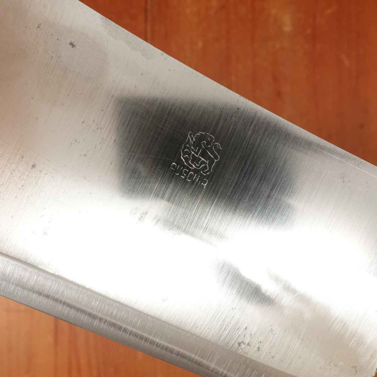 Ausonia 6" Cleaver Carbon Steel Rosewood - Italy? 1950s-60s?