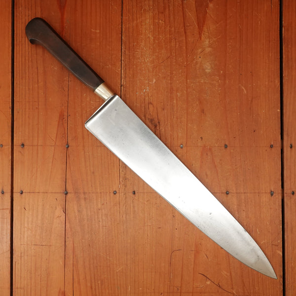Sabatier La Trompette 12" Nogent Chef Knife Carbon Steel M Pouzet Era 1920-40