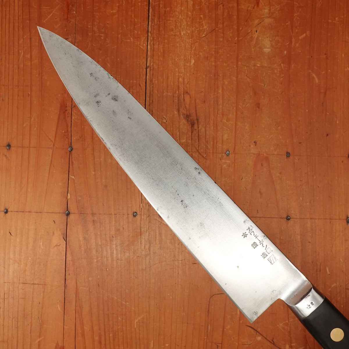 Nihonbashi Kiya 240mm Gyuto Hand Forged Swedish Carbon Steel Macasser Ebony 1980s 90s?
