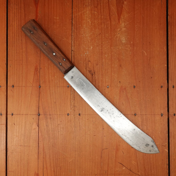 I Wilson 10" Bullnose Carbon Steel & Beechwood Sheffield 1890-1920s