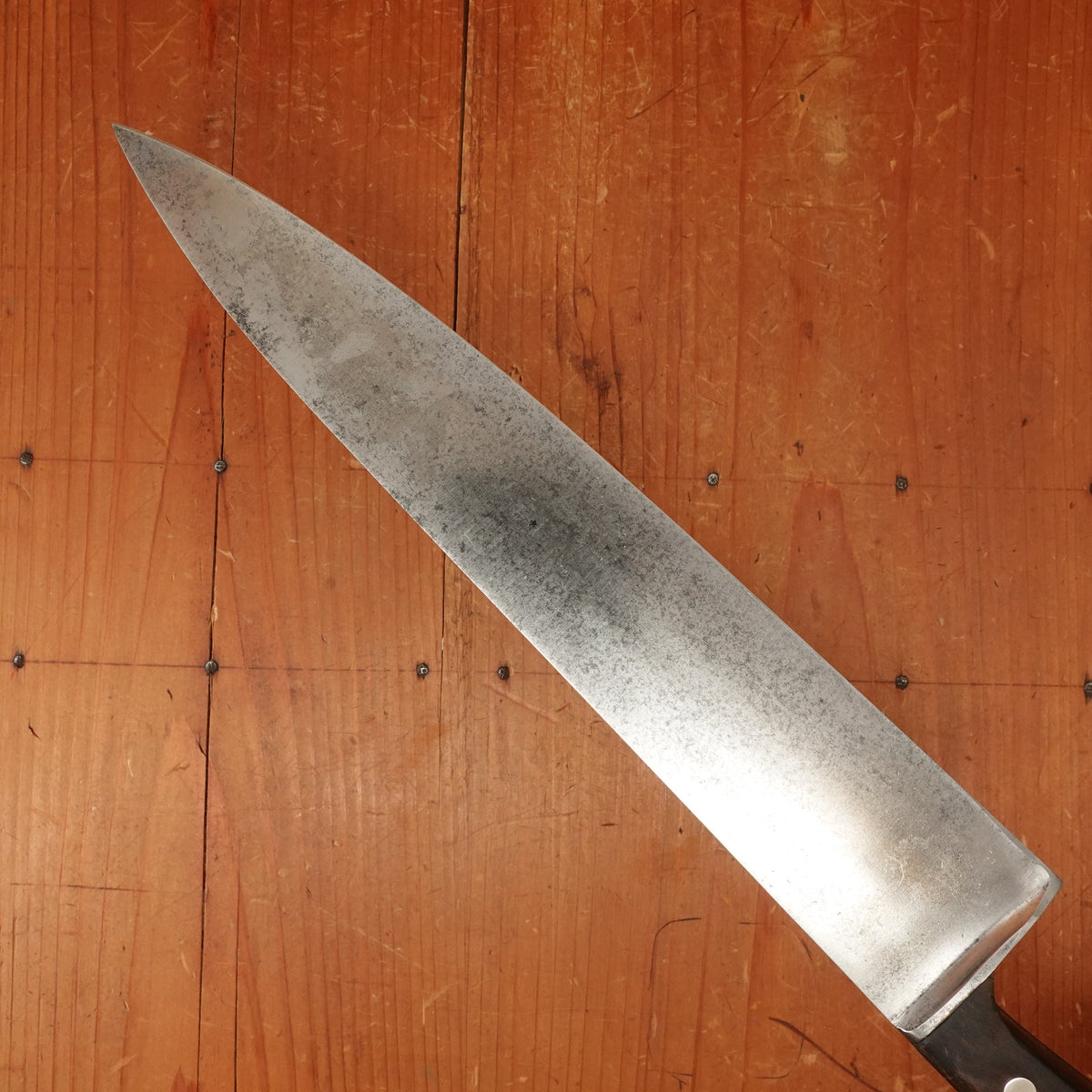 J A Henckels 102-10" Chef Knife Transitional Carbon Steel Walnut 1960s
