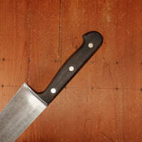 J A Henckels 102-10" Chef Knife Transitional Carbon Steel Walnut 1960s