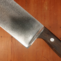 J A Henckels 102-10" Chef Knife Transitional Carbon Steel Walnut 1960s