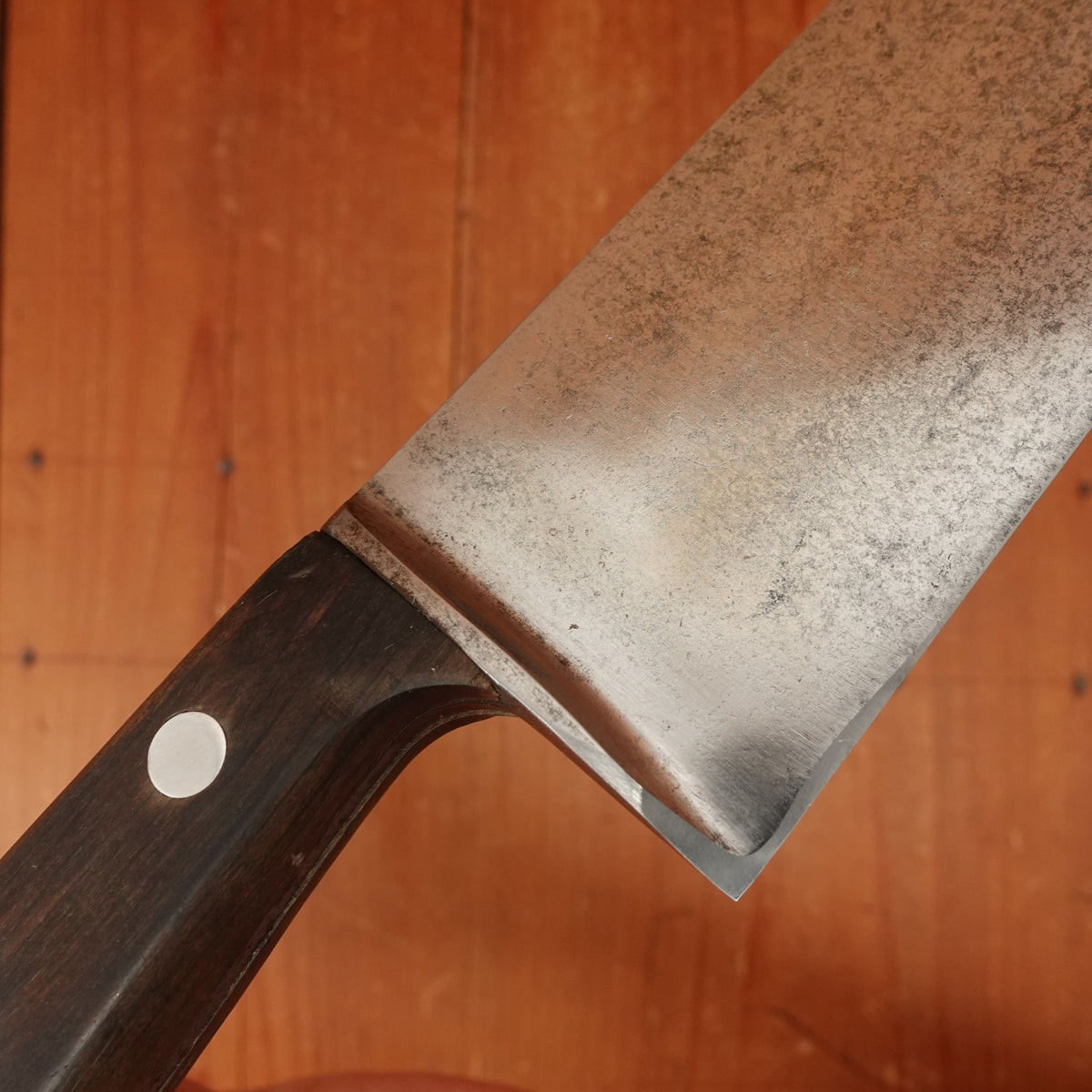 J A Henckels 102-10" Chef Knife Transitional Carbon Steel Walnut 1960s