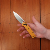 Benchmade 533-08 Mini Bugout Drop Point CPM-S30V AXIS Lock Daybreak Yellow Grivory Handle