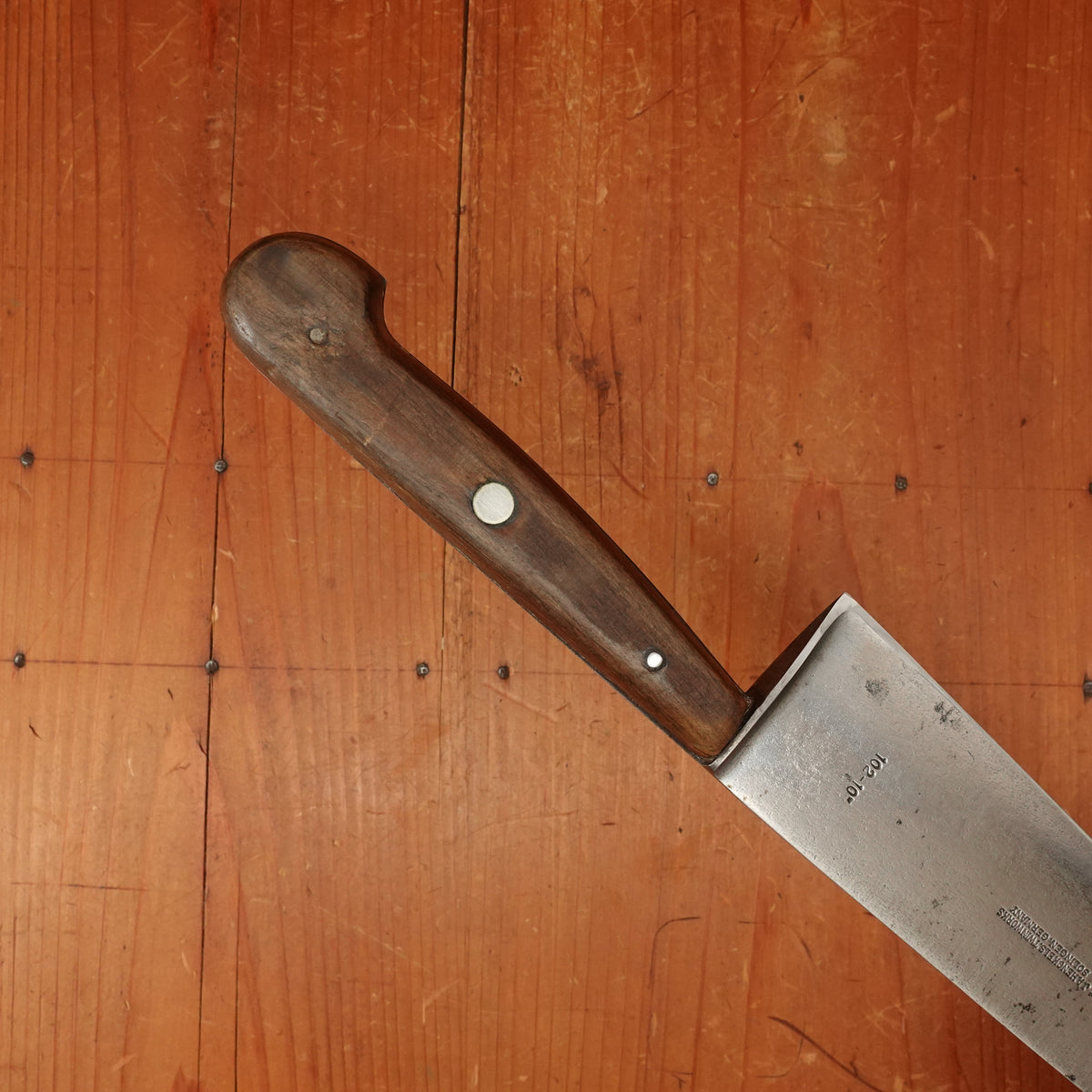 J A Henckels 10.5" Chef Knife 102-10" Carbon Steel Solingen Pre-WW2?
