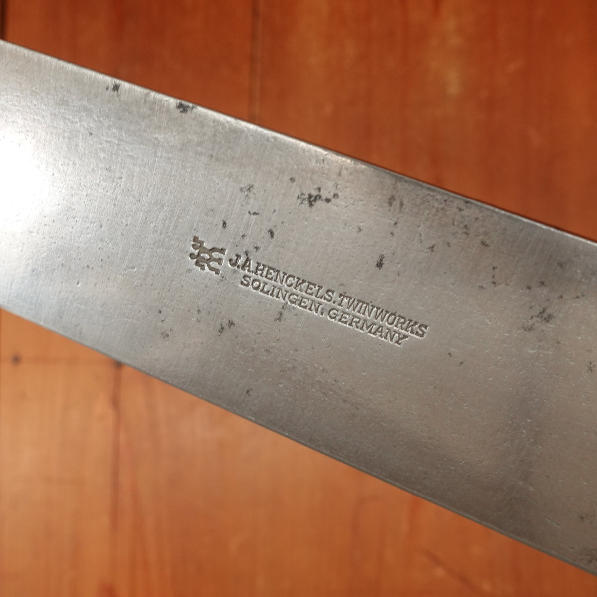 J A Henckels 10.5" Chef Knife 102-10" Carbon Steel Solingen Pre-WW2?