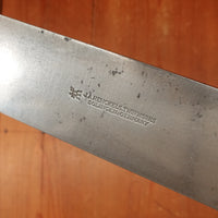 J A Henckels 10.5" Chef Knife 102-10" Carbon Steel Solingen Pre-WW2?