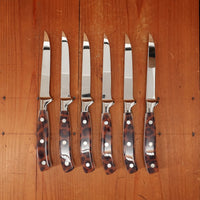 New Old Stock Intedge 12" Bullnose Scimitar Carbon Steel Foster Bros Pattern 1950s 60s