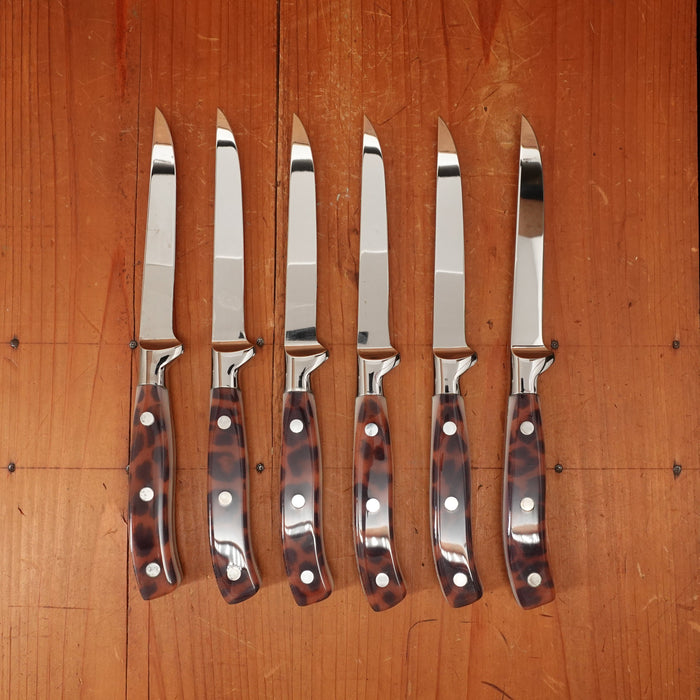 New Old Stock Intedge 12" Bullnose Scimitar Carbon Steel Foster Bros Pattern 1950s 60s