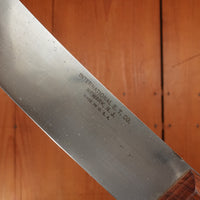 New Vintage Intedge 12" Bullnose Scimitar Carbon Steel Foster Bros Pattern 1950s 60s