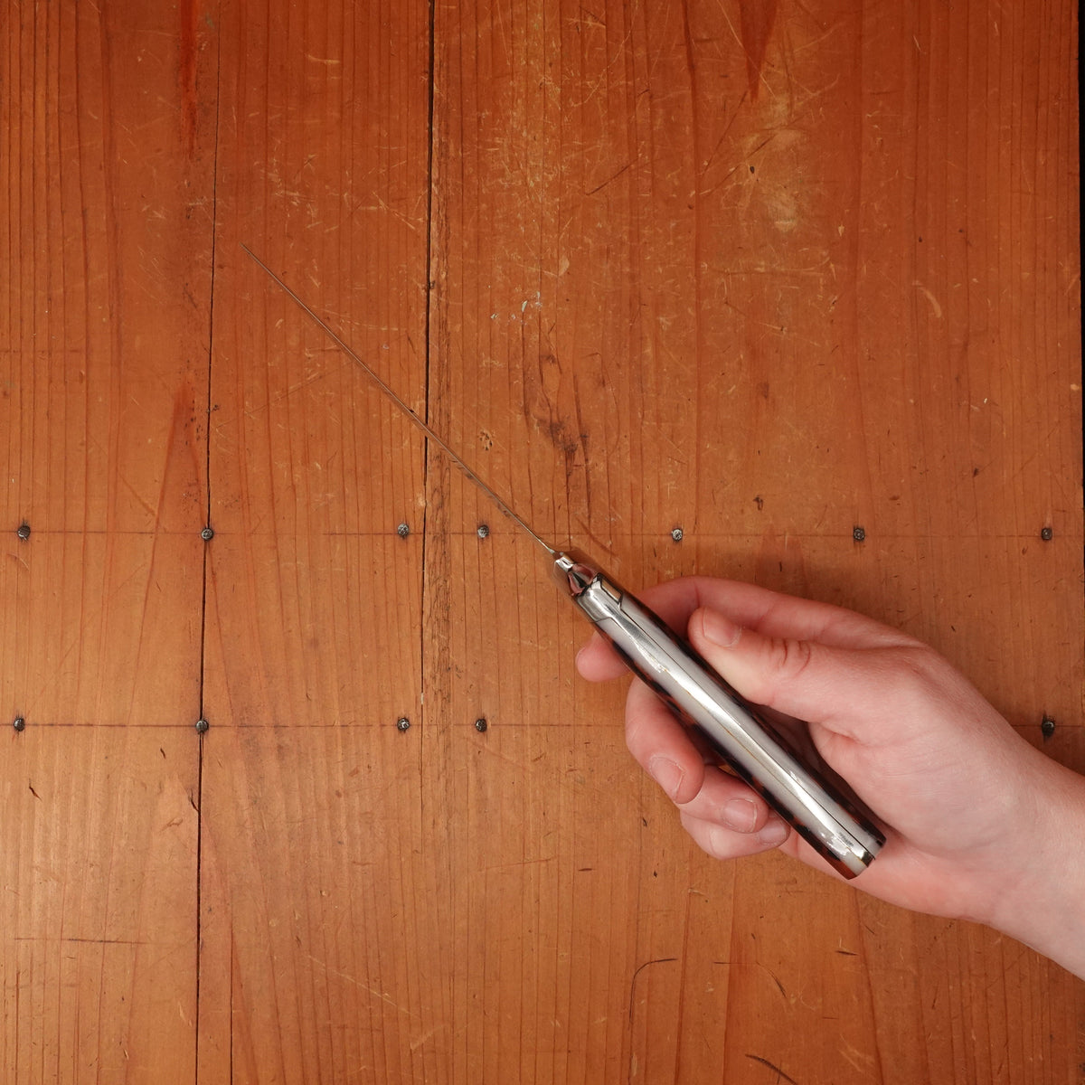 New Old Stock Intedge 12" Bullnose Scimitar Carbon Steel Foster Bros Pattern 1950s 60s