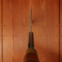 Orpheé 10" Butchers Leaf Cleaver Carbon Steel Turned Hardwood Thiers 1930s-60s?