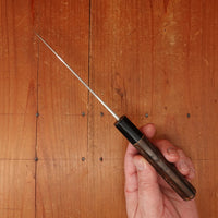 Wakui 120mm Petty Stainless Clad Aogami 2 Nashiji Warikomi Chestnut