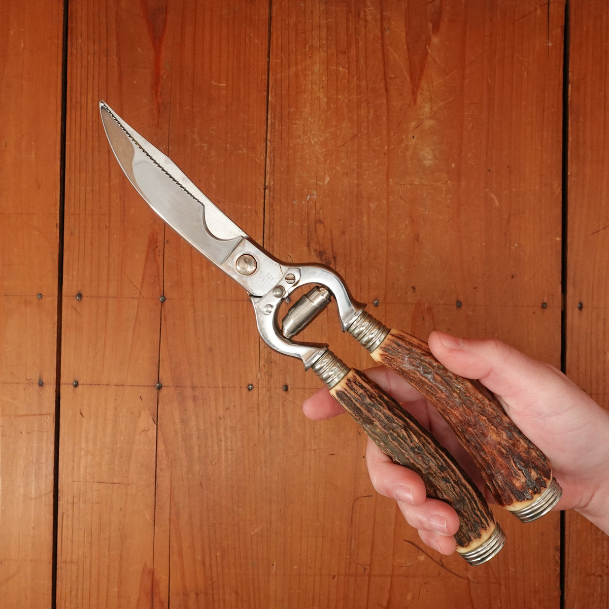 New Old Stock Sabatier La Trompette / Trumpet 9" Slicer Canadian Pattern Carbon Ebony Thiers