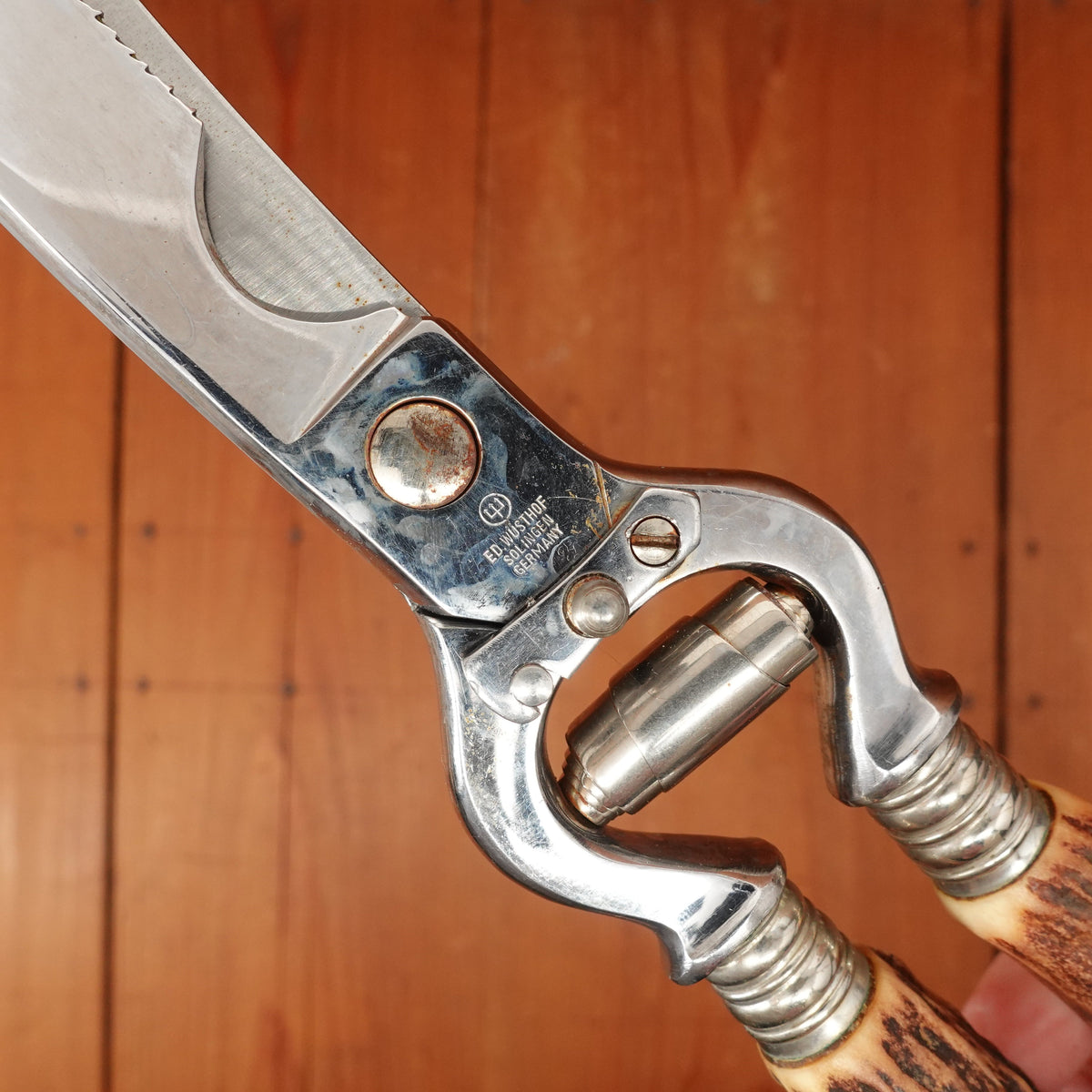 New Old Stock Sabatier La Trompette / Trumpet 9" Slicer Canadian Pattern Carbon Ebony Thiers