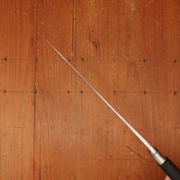 New Old Stock 25cm / 9.75" Chef Knife Carbon Nogent / Cuisine Massif Ebonized Beech & Nickel Thiers 1950s-60s