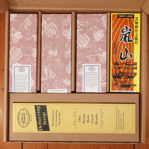 Bernal Cutlery Complete Whetstone Sets - 6 Pieces