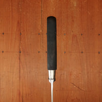 New Old Stock 25cm+ / 10" Chef Knife Wide Carbon Nogent / Cuisine Massif Ebonized Beech & Nickel Thiers 1950s-60s
