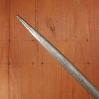 Lamson Goodnow & Co. Centennial Edition? Cast Steel 10" Honing Steel George Washington Bust Buttcap USA 1870-90
