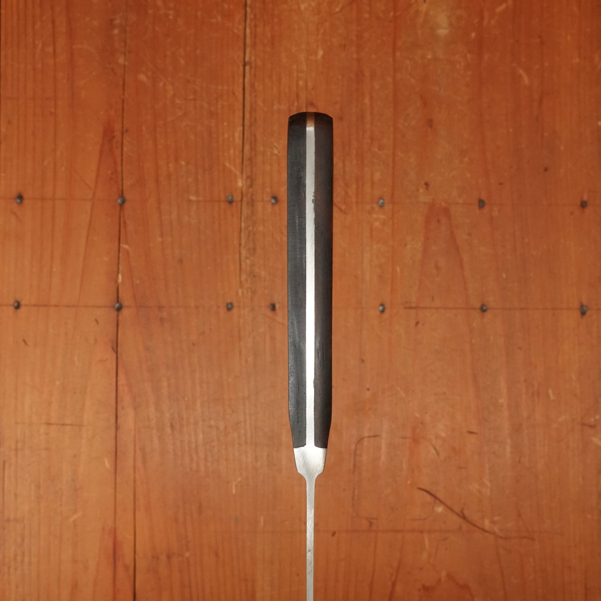 Ed Wusthof 4520 Dreizackwerk 10" Narrow Stiff Slicer Stainless Steel Macasser Ebony Handle 1960s-Early 70s