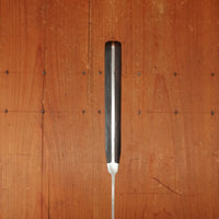 Ed Wusthof 4520 Dreizackwerk 10" Narrow Stiff Slicer Stainless Steel Macasser Ebony Handle 1960s-Early 70s