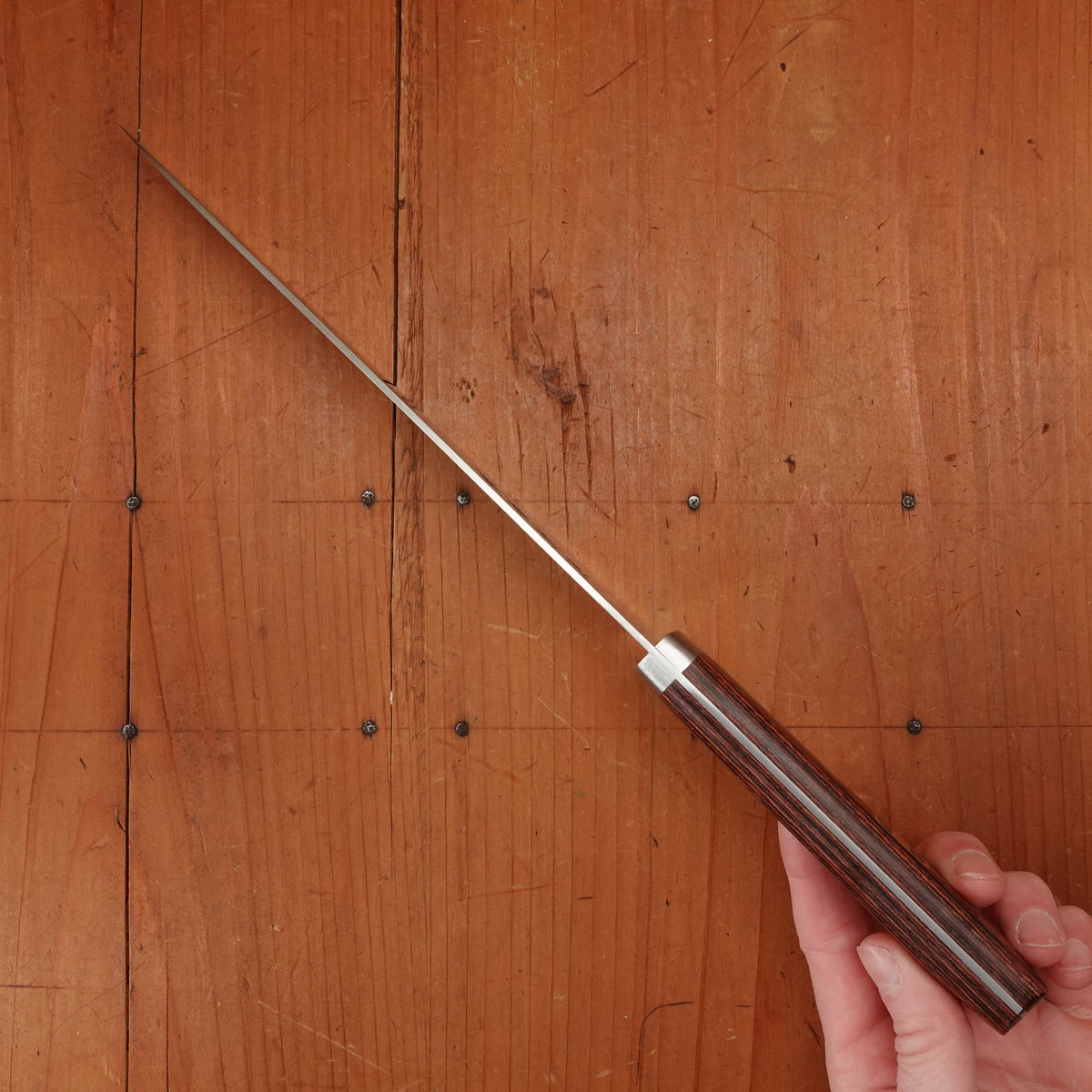 Hitohira Imojiya MZ 180mm Gyuto VG1 Imitation Mahogany Handle
