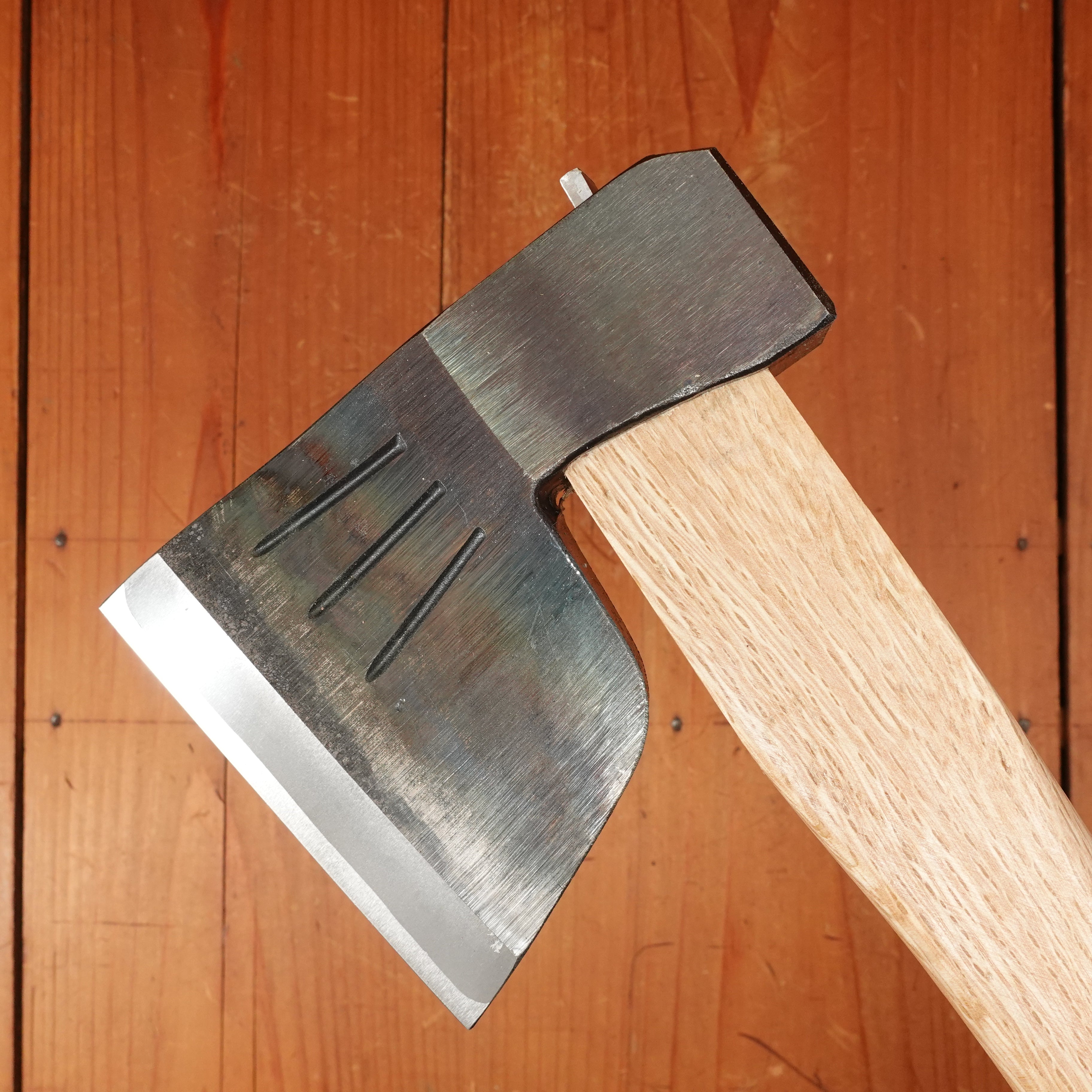 バトン hand to hand Mizuno Bakin Hand Axe Straight Kanto Oak Handle – Bernal Cutlery