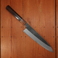 Hitohira Togashi 240mm Gyuto Aogami 2 Kurouchi Ebony Handle