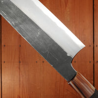 Hitohira Togashi 240mm Gyuto Aogami 2 Kurouchi Ebony Handle
