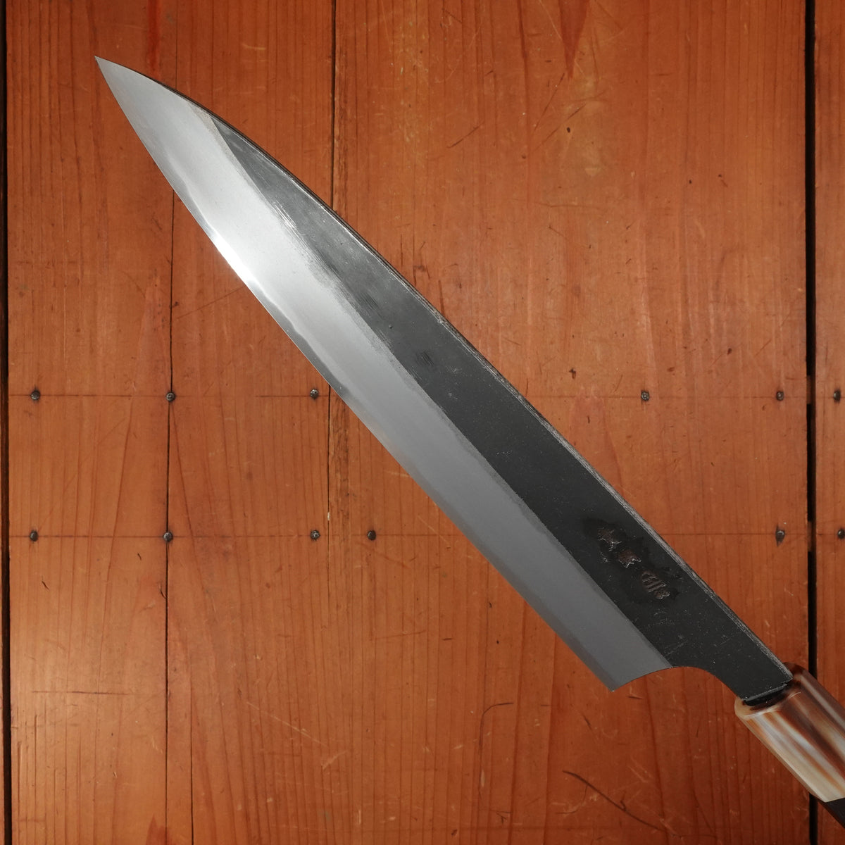Hitohira Togashi 240mm Gyuto Aogami 2 Kurouchi Ebony Handle