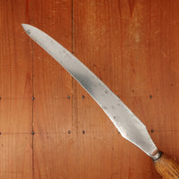 Late 19th C English Carving Knife & Fork Shear Steel Stag Sheffield 1890s-1920s