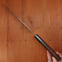 Hitohira Togashi 210mm Gyuto Stainless Clad Shirogami 1 Ziricote Handle