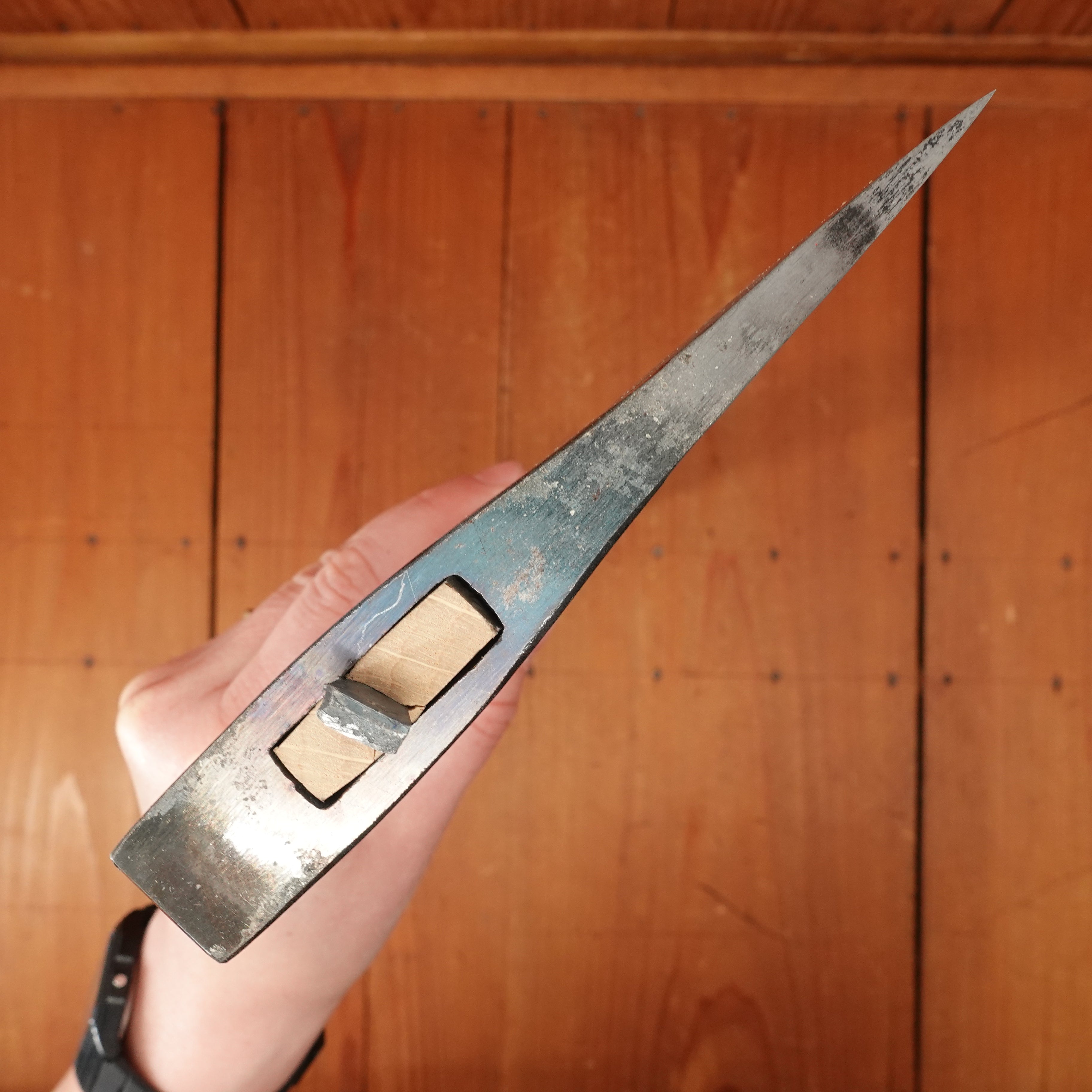 Mizuno Satsuma Hand Axe Straight Kanto Oak Handle – Bernal Cutlery