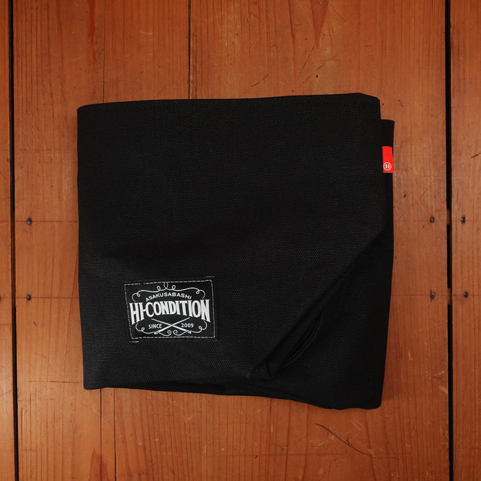 Hitohira Hi-Condition Canvas Tote Bag Black
