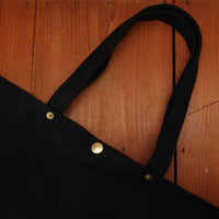 Hitohira Hi-Condition Canvas Tote Bag Black