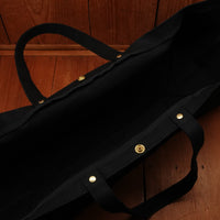 Hitohira Hi-Condition Canvas Tote Bag Black