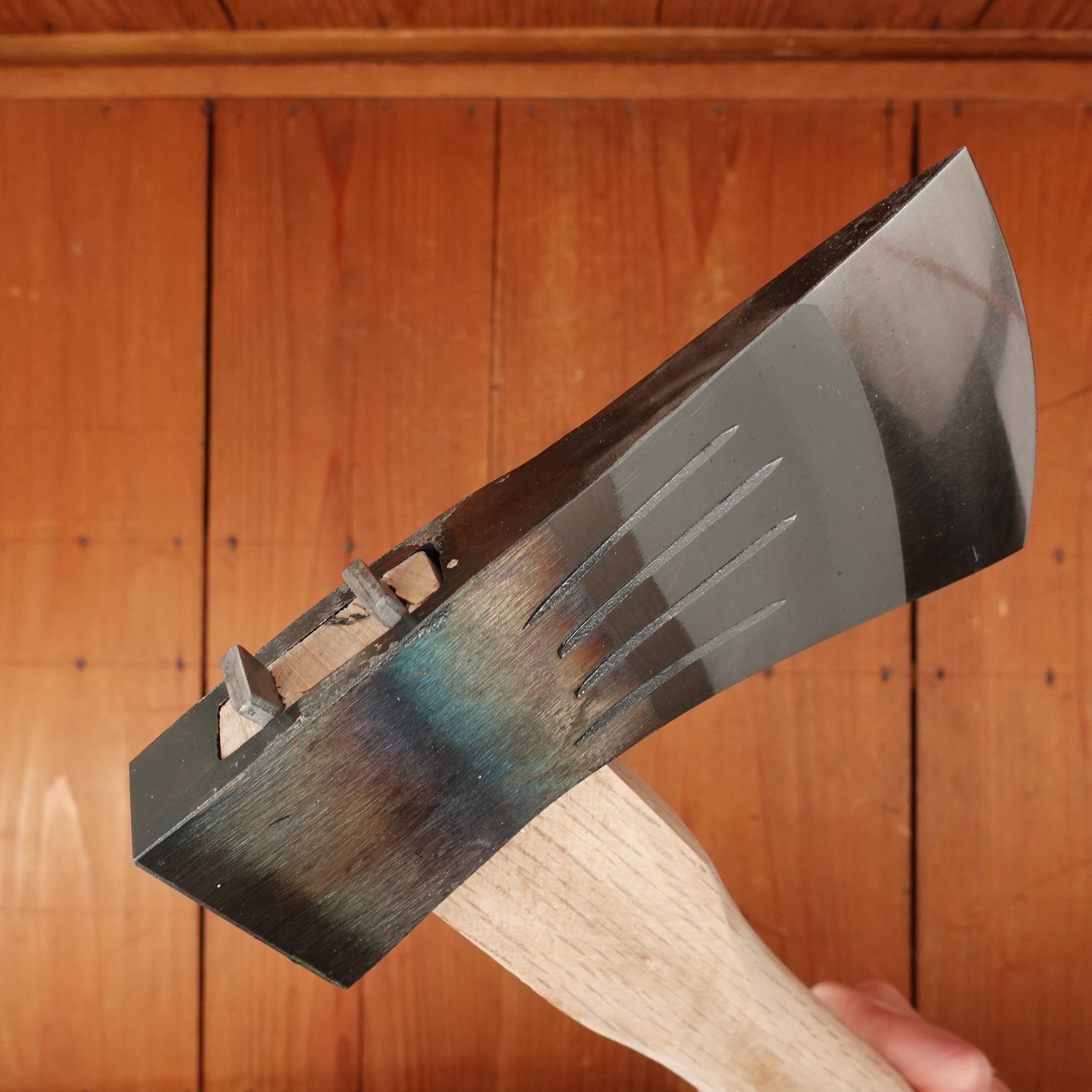 Mizuno Ko-ono Hand Axe Straight Kanto Oak Handle – Bernal Cutlery
