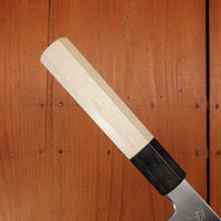 Hitohira Kikuchiyo Ren 180mm Santoku Shirogami 2 Ho Wood Handle