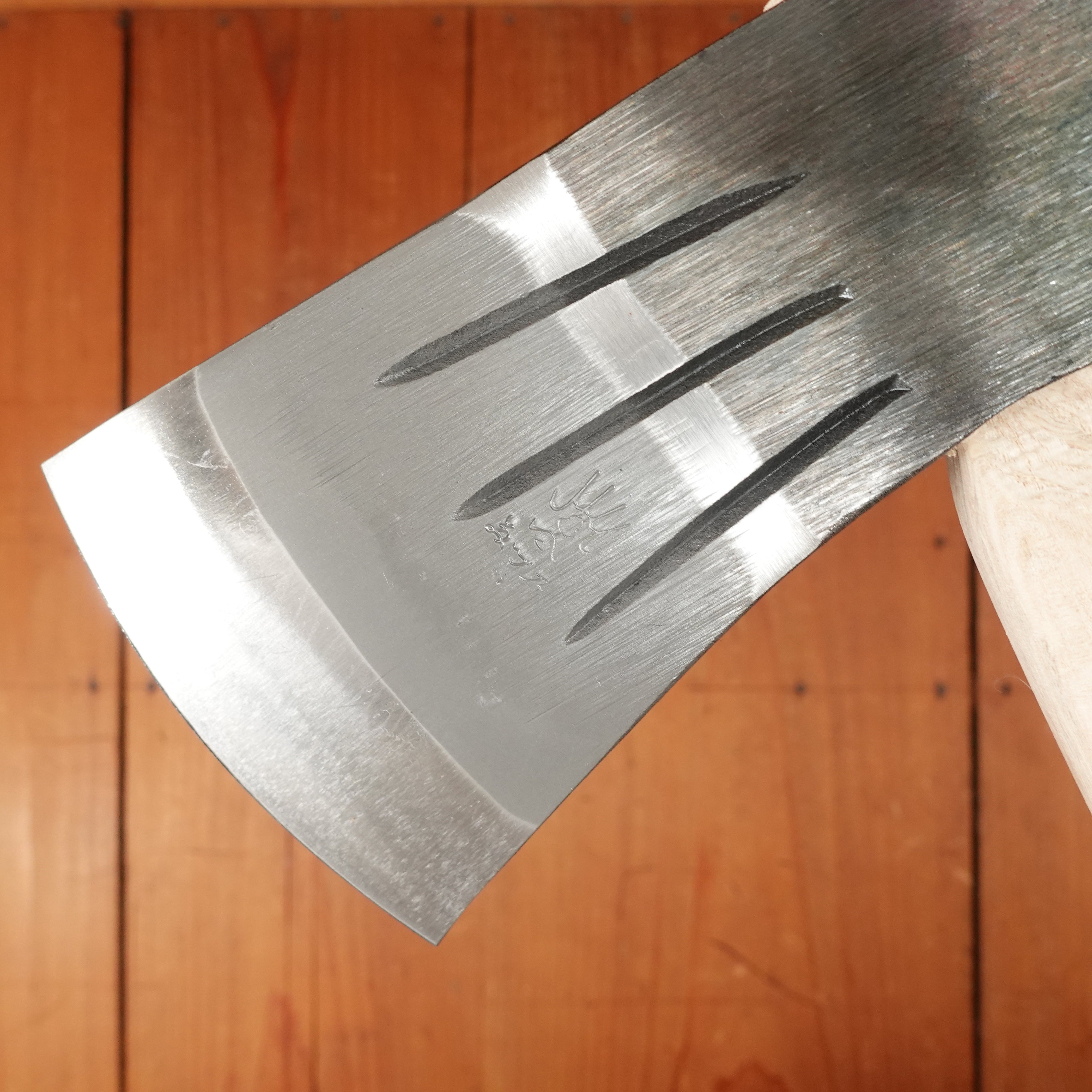 Mizuno Ko-ono Hand Axe Curved Kanto Oak Handle – Bernal Cutlery
